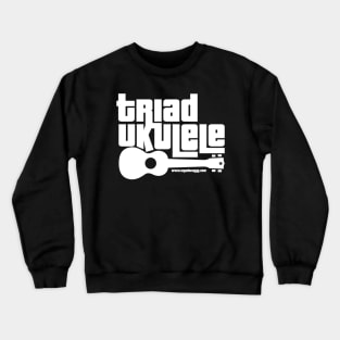 Triad Ukulele Logo White Crewneck Sweatshirt